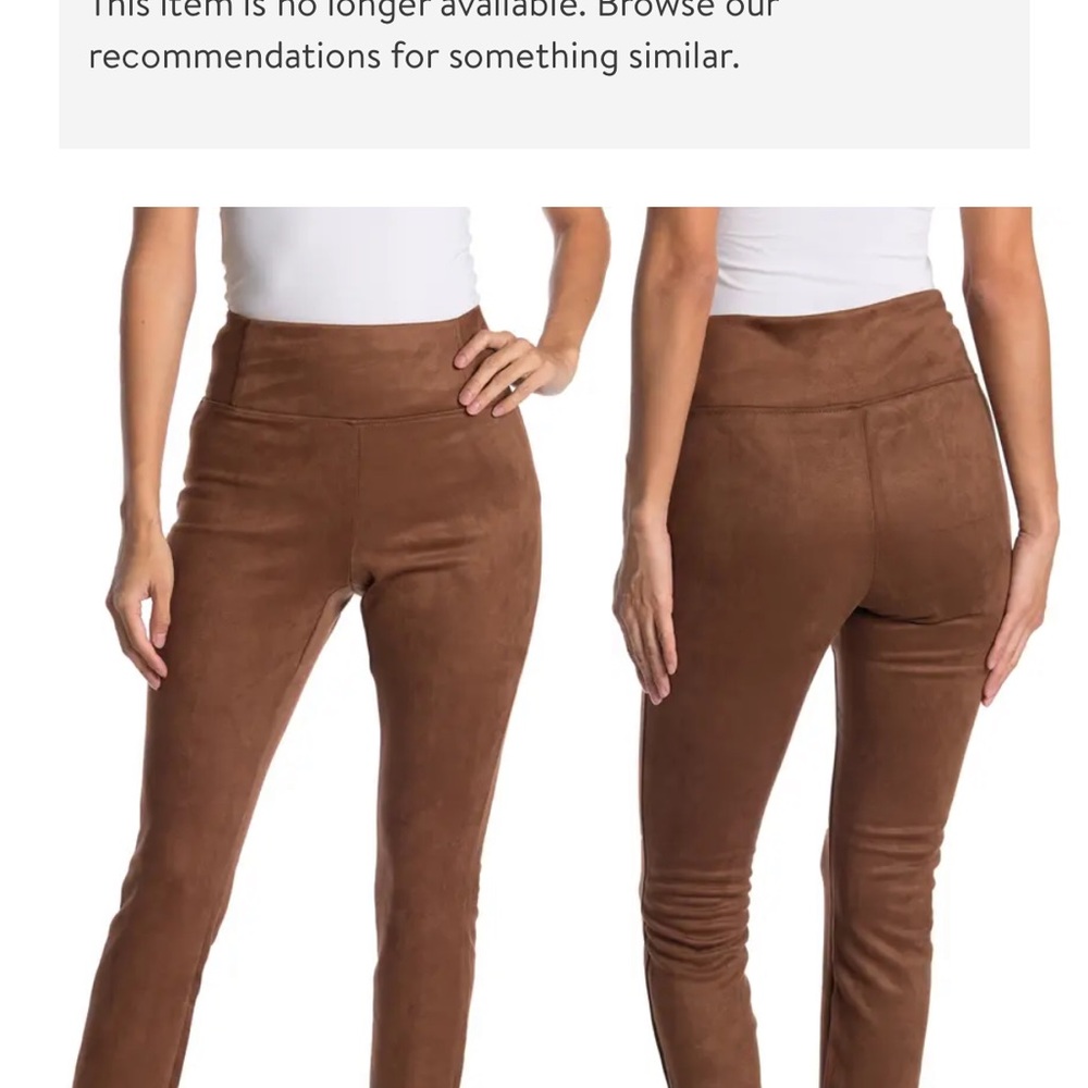 Laundry by Shelli Segal Faux Suede Pants